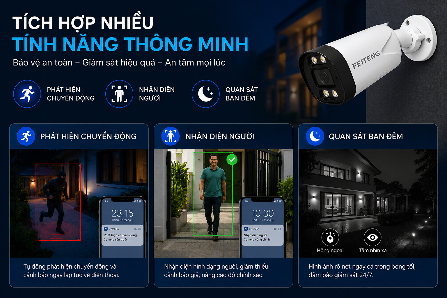 Các tính năng của camera AI