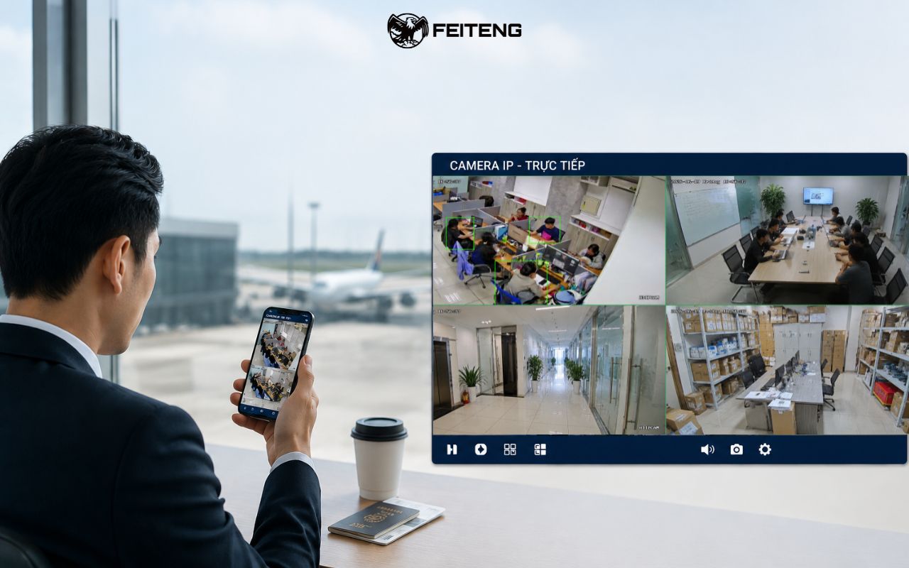 Lắp đặt camera giám sát mọi nơi